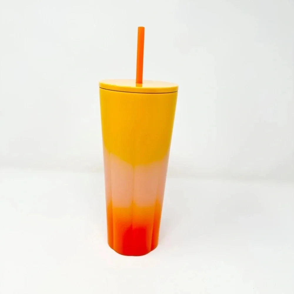 Starbucks Gradient Orange Sherbet Cold Cup 24 oz NWT